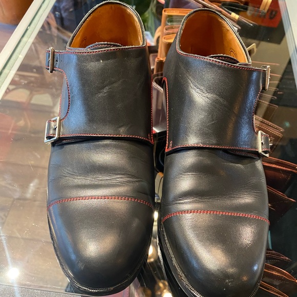 Mens double monk John fluevog shoes - Picture 2 of 6